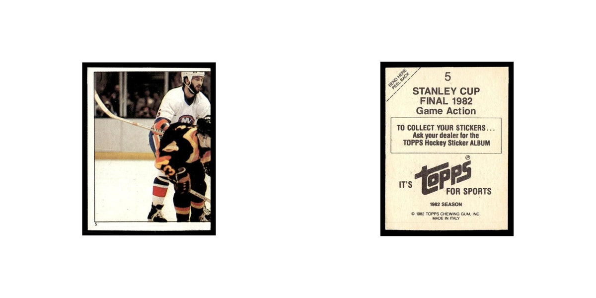 Stanley Cup Final 1982 1982 Topps Stickers #5 EX