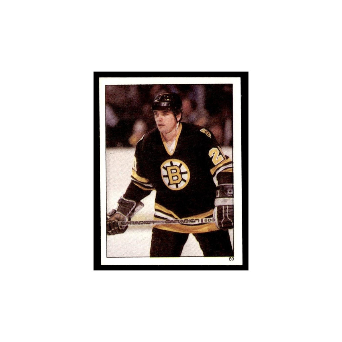 Mike O'Connell 1982 Topps Stickers #89 Boston Bruins Hockey Card EX