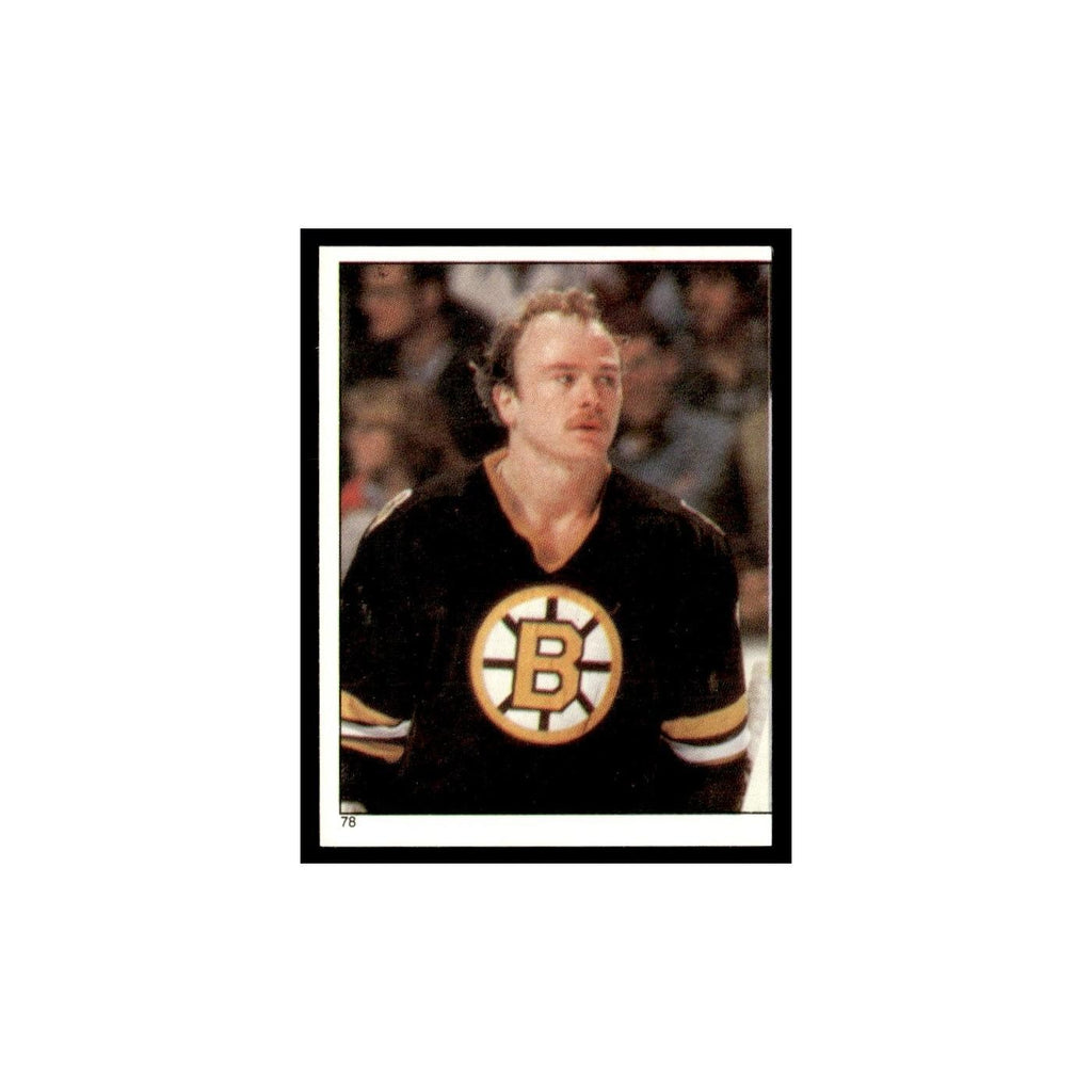 Rick Middleton 1982 Topps Stickers #78 Boston Bruins Hockey Card EX