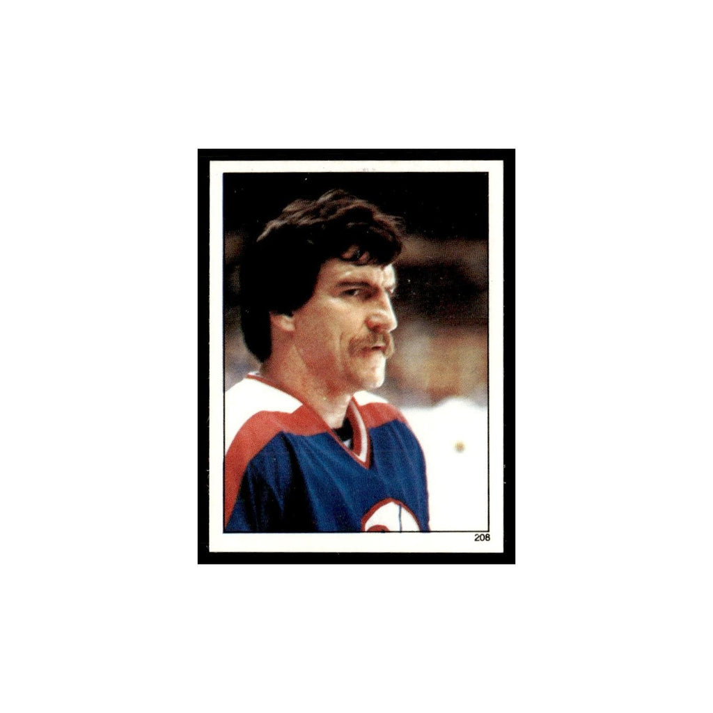 Paul MacLean 1982 Topps Stickers #208 Winnipeg Jets Hockey Card EX