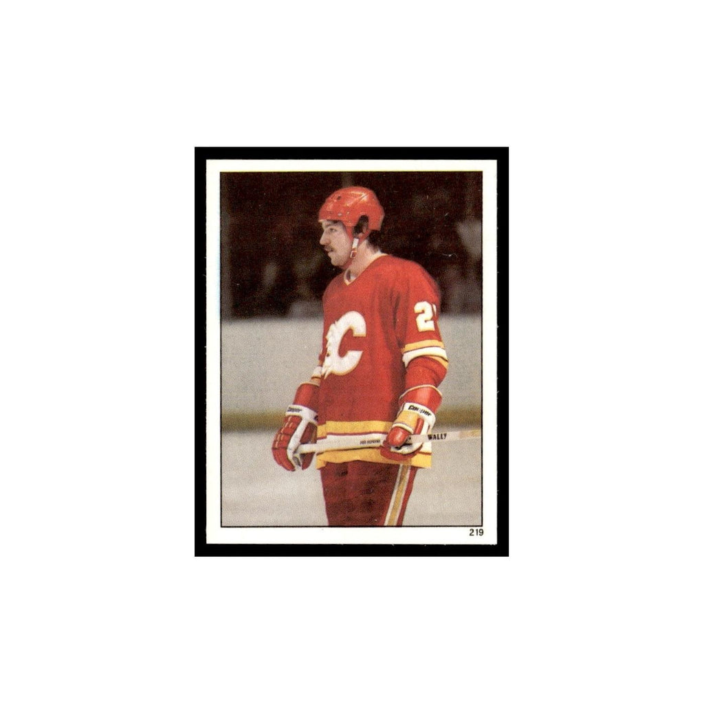 Paul Reinhart 1982 Topps Stickers #219 Calgary Flames Hockey Card EX