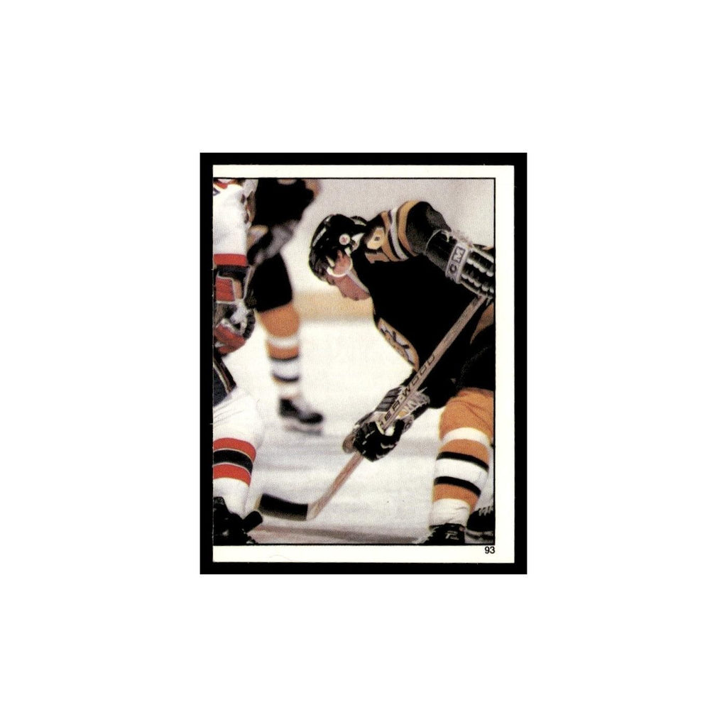 Barry Pederson 1982 Topps Stickers #93 Boston Bruins Hockey Card EX