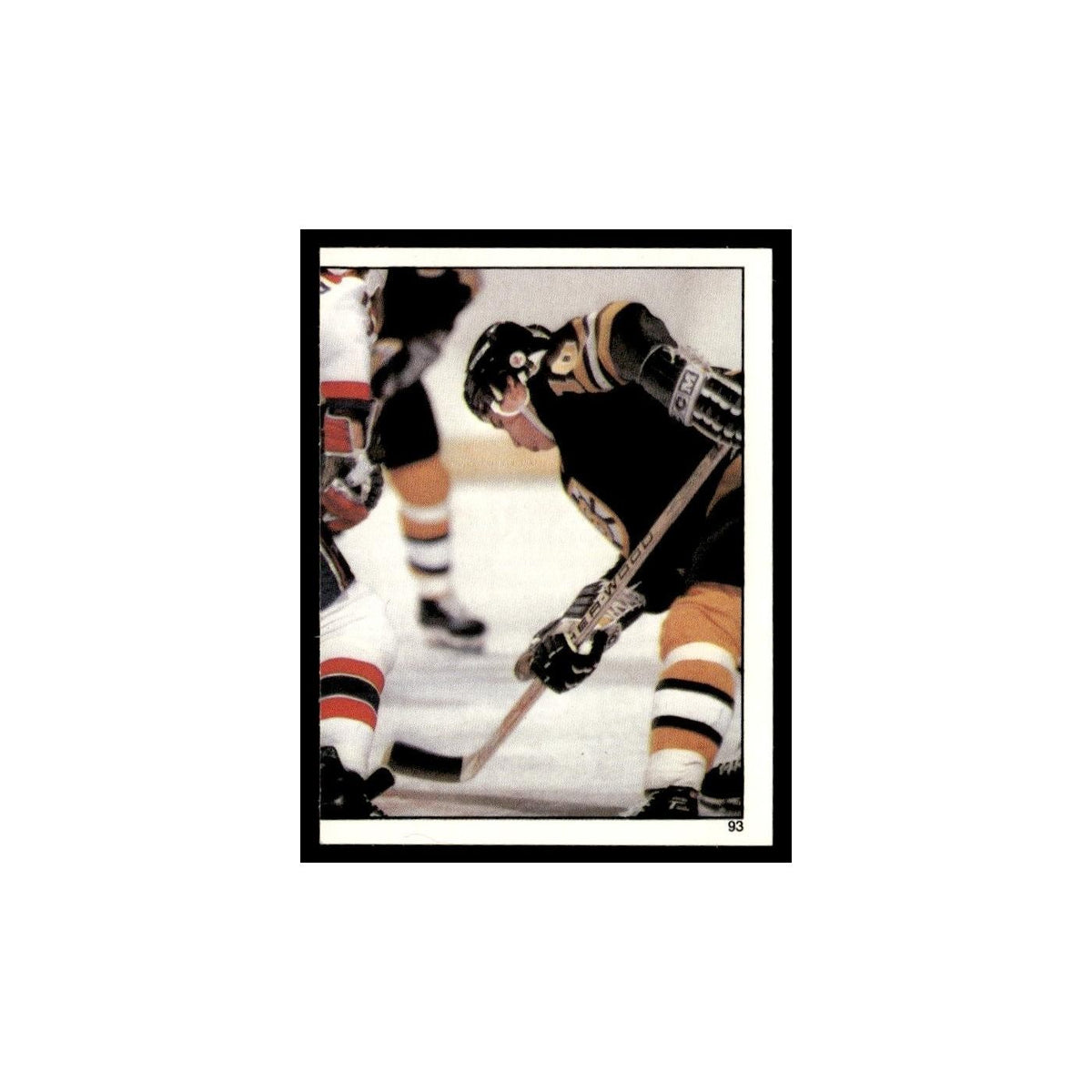 Barry Pederson 1982 Topps Stickers #93 Boston Bruins Hockey Card EX