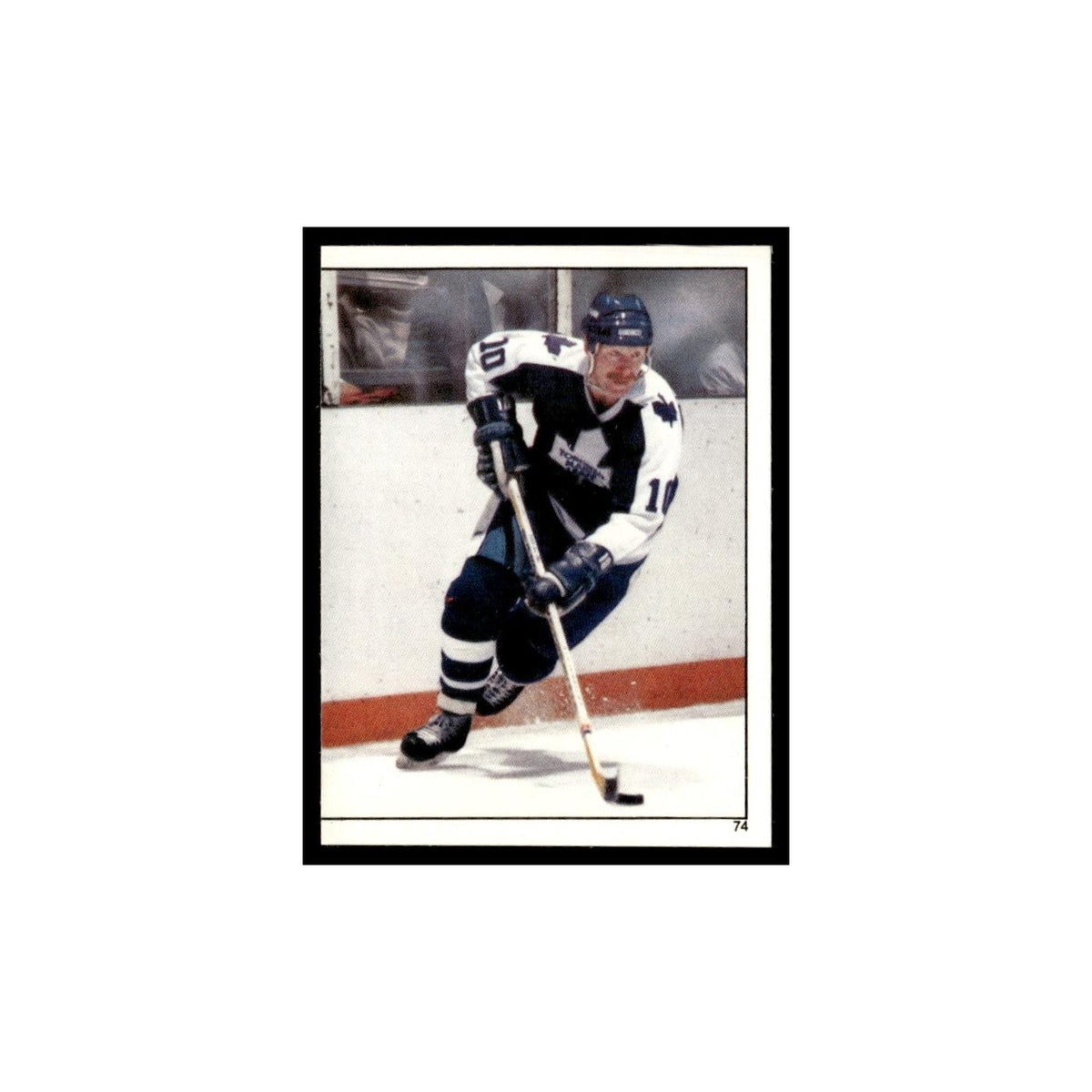 John Anderson 1982 Topps Stickers #74 Toronto Maple Leafs Hockey Card EX