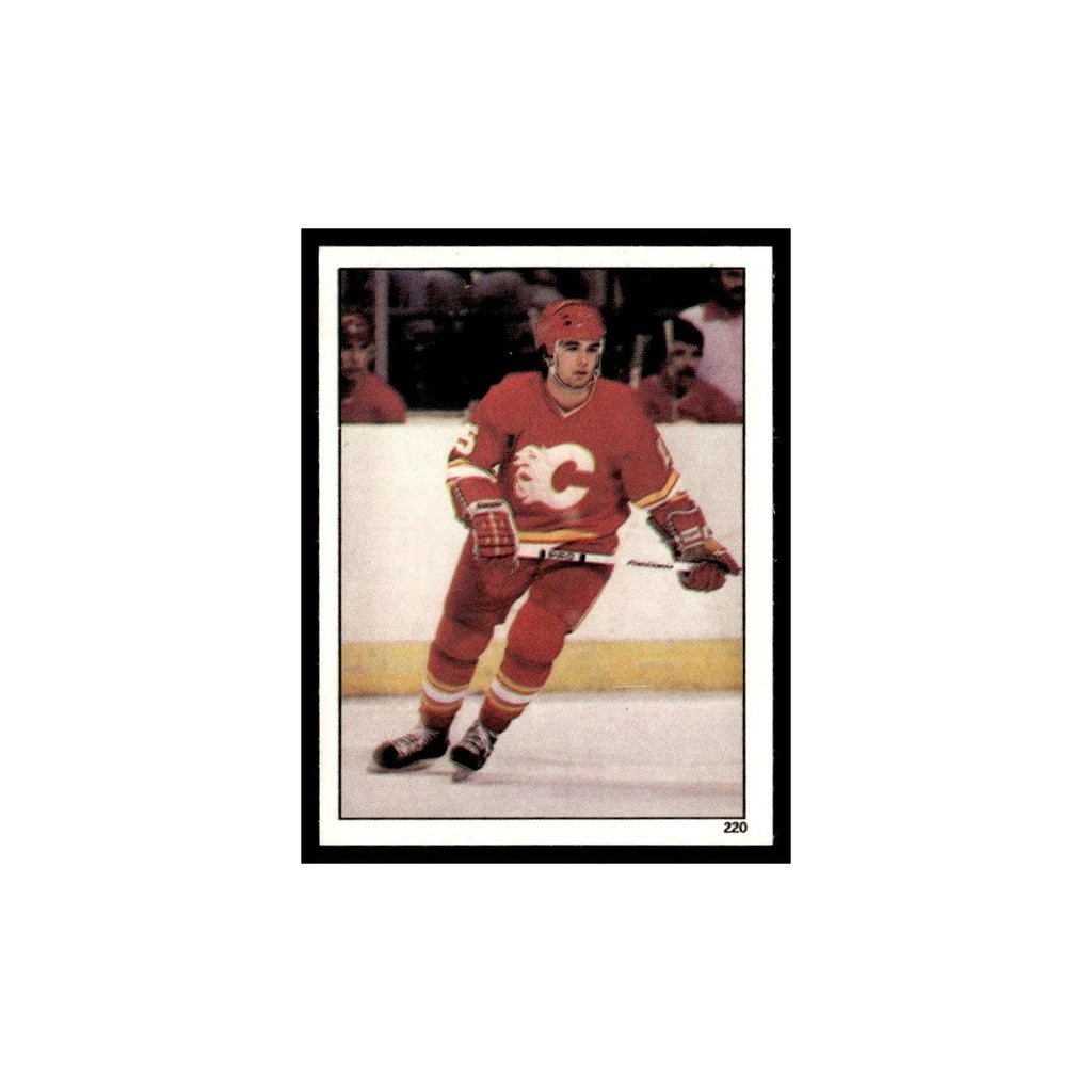 Kevin LaVallee 1982 Topps Stickers #220 Calgary Flames Hockey Card EX