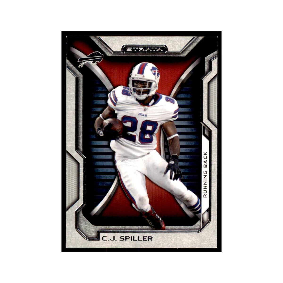2012 Topps Strata C.J. Spiller Football Cards #95