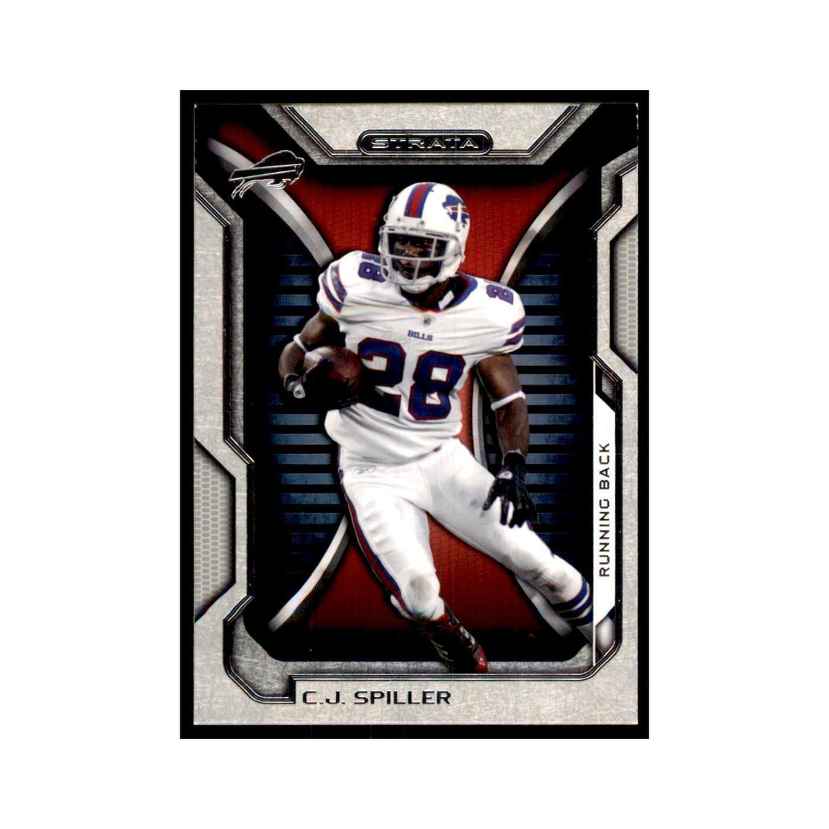 2012 Topps Strata C.J. Spiller Football Cards #95