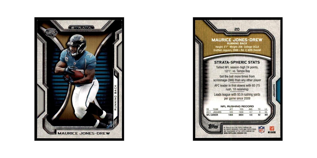 2012 Topps Strata Maurice Jones-Drew Football Cards #20