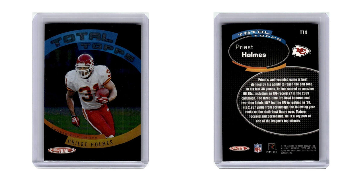 2005 Topps Total Priest Holmes Chiefs #TT4