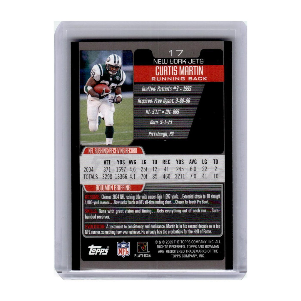2005 Bowman Curtis Martin Jets #17