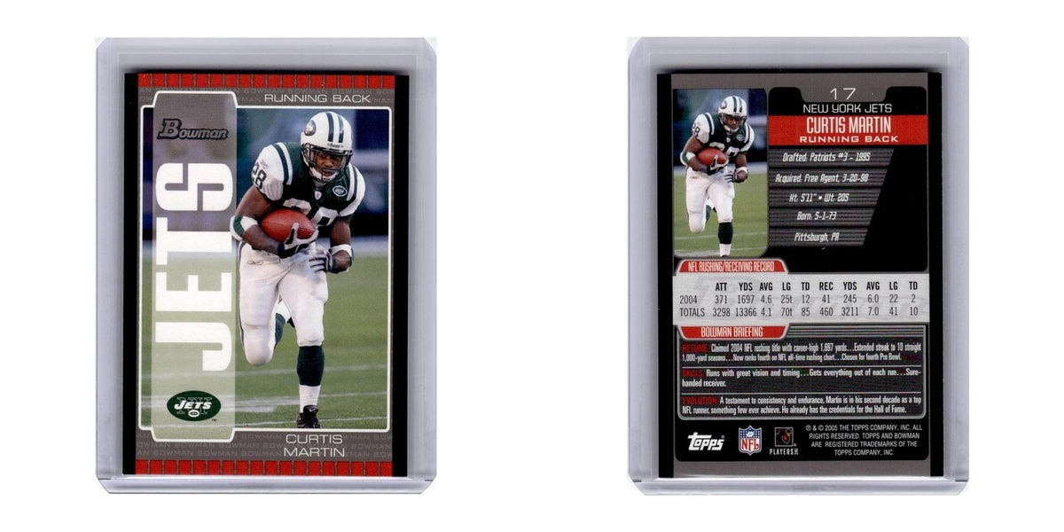 2005 Bowman Curtis Martin Jets #17