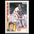 Geoff Zahn #153 1984 O-Pee-Chee California Angels Baseball Card MLB NM