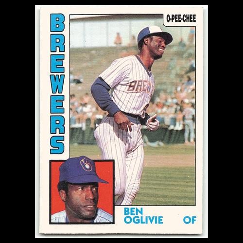 Ben Oglivie #190 1984 O-Pee-Chee Milwaukee Brewers Baseball Card MLB NM