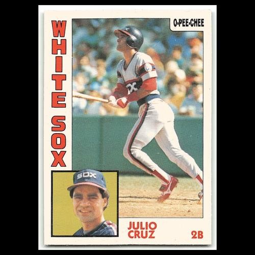 Julio Cruz #257 1984 O-Pee-Chee Chicago White Sox Baseball Card MLB NM