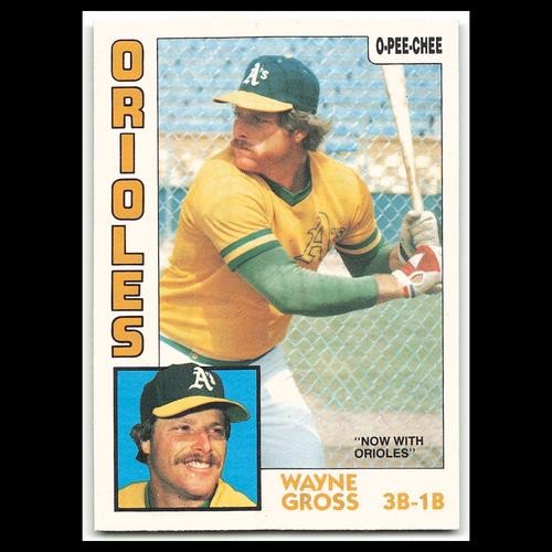 Wayne Gross #263 1984 O-Pee-Chee Baltimore Orioles Baseball Card MLB NM