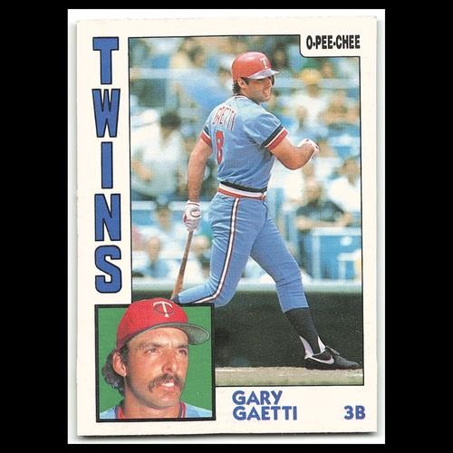 Gary Gaetti #157 1984 O-Pee-Chee Minnesota Twins Baseball Card MLB NM