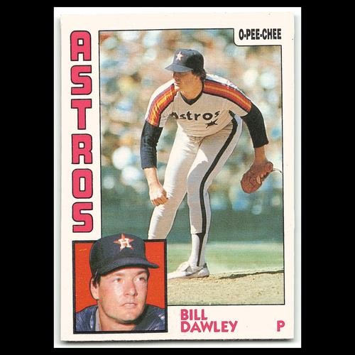 Bill Dawley #248 1984 O-Pee-Chee Houston Astros Baseball Card MLB NM