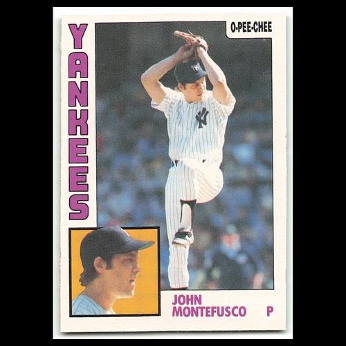 John Montefusco #265 1984 O-Pee-Chee New York Yankees Baseball Card MLB NM