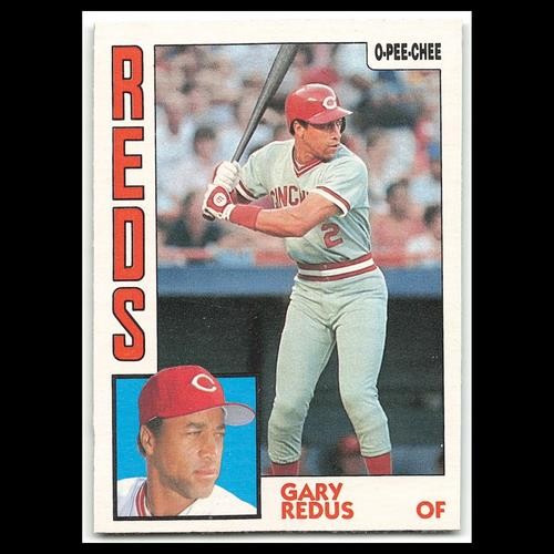 Gary Redus #231 1984 O-Pee-Chee Cincinnati Reds Baseball Card MLB NM
