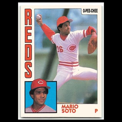 Mario Soto #160 1984 O-Pee-Chee Cincinnati Reds Baseball Card MLB NM