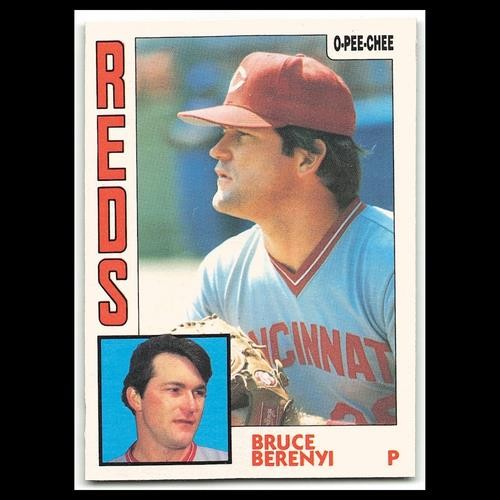 Bruce Berenyi #297 1984 O-Pee-Chee Cincinnati Reds Baseball Card MLB NM