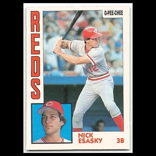 Nick Esasky Rookie #192 1984 O-Pee-Chee Cincinnati Reds Baseball Card MLB NM