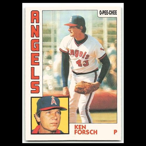 Ken Forsch #193 1984 O-Pee-Chee California Angels Baseball Card MLB NM