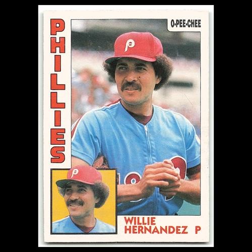 Willie Hernandez #199 1984 O-Pee-Chee Philadelphia Phillies Baseball Card MLB NM