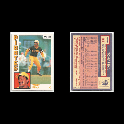Tony Pena #152 1984 O-Pee-Chee Pittsburgh Pirates Baseball Card MLB NM