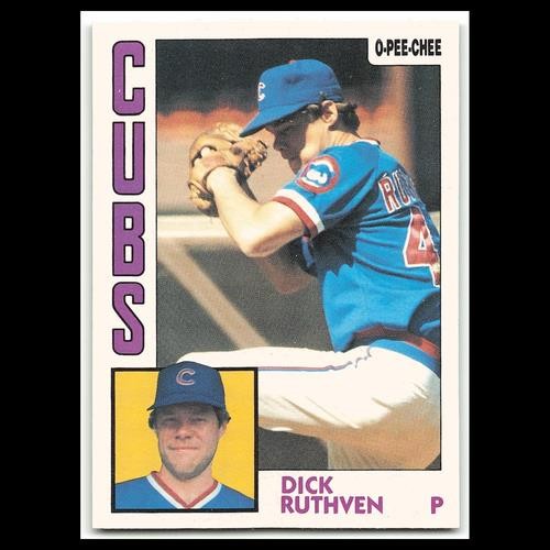 Dick Ruthven #156 1984 O-Pee-Chee Chicago Cubs Baseball Card MLB NM