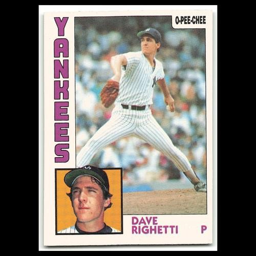 Dave Righetti #277 1984 O-Pee-Chee New York Yankees Baseball Card MLB NM