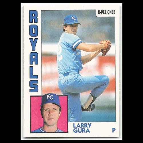 Larry Gura #264 1984 O-Pee-Chee Kansas City Royals Baseball Card MLB NM