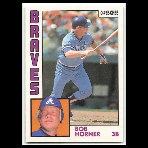Bob Horner #239 1984 O-Pee-Chee Atlanta Braves Baseball Card MLB NM