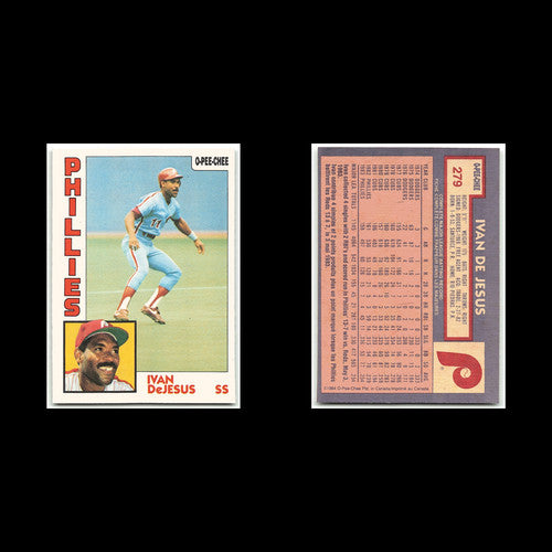 Ivan DeJesus #279 1984 O-Pee-Chee Philadelphia Phillies Baseball Card MLB NM