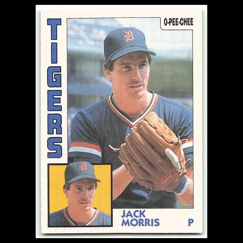 Jack Morris #195 1984 O-Pee-Chee Detroit Tigers Baseball Card MLB NM