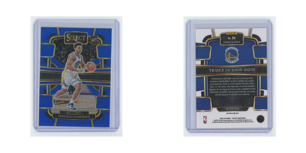 Trayce Jackson-Davis Rookie 2023 Panini Select #84 Golden State Warriors NM