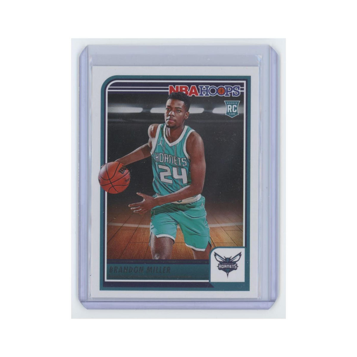 Brandon Miller Rookie 2023 Hoops #272 Charlotte Hornets Basketball Card NM