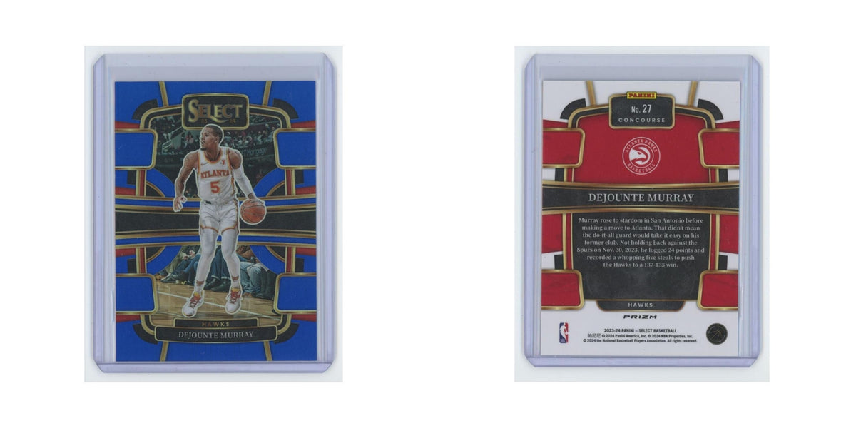 Dejounte Murray 2023 Panini Select #27 Atlanta Hawks Basketball Card NM