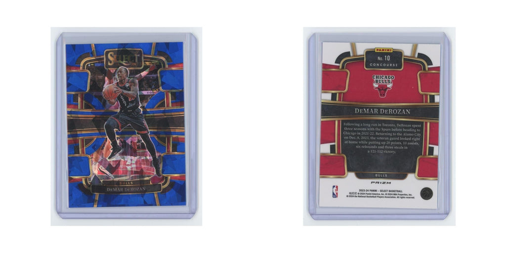 DeMar DeRozan 2023 Panini Select #10 Chicago Bulls Basketball Card NM
