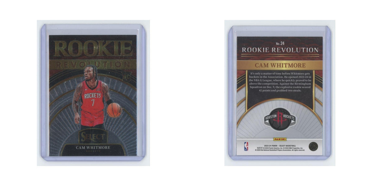 Cam Whitmore Rookie 2023 Panini Select #24 Houston Rockets Basketball Card NM