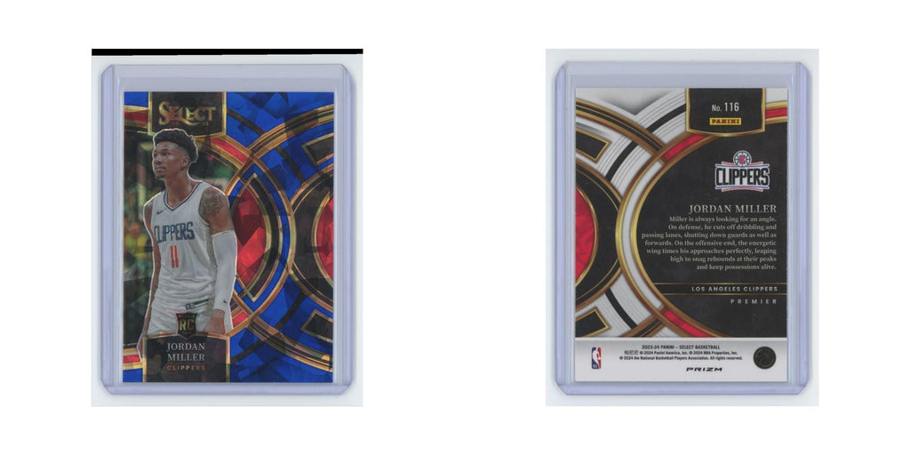 Jordan Miller Rookie 2023 Panini Select #116 Los Angeles Clippers NM