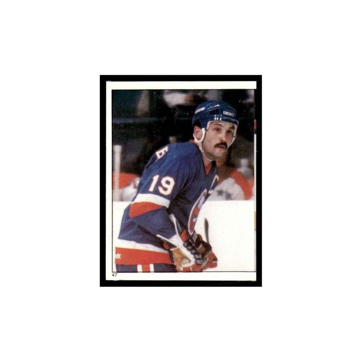 Bryan Trottier 1982 Topps Stickers #47 New York Islanders Hockey Card EX