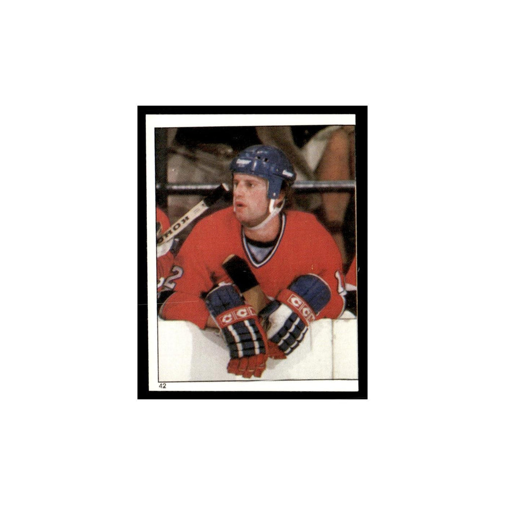 Keith Acton 1982 Topps Stickers #42 Montreal Canadiens Hockey Card EX