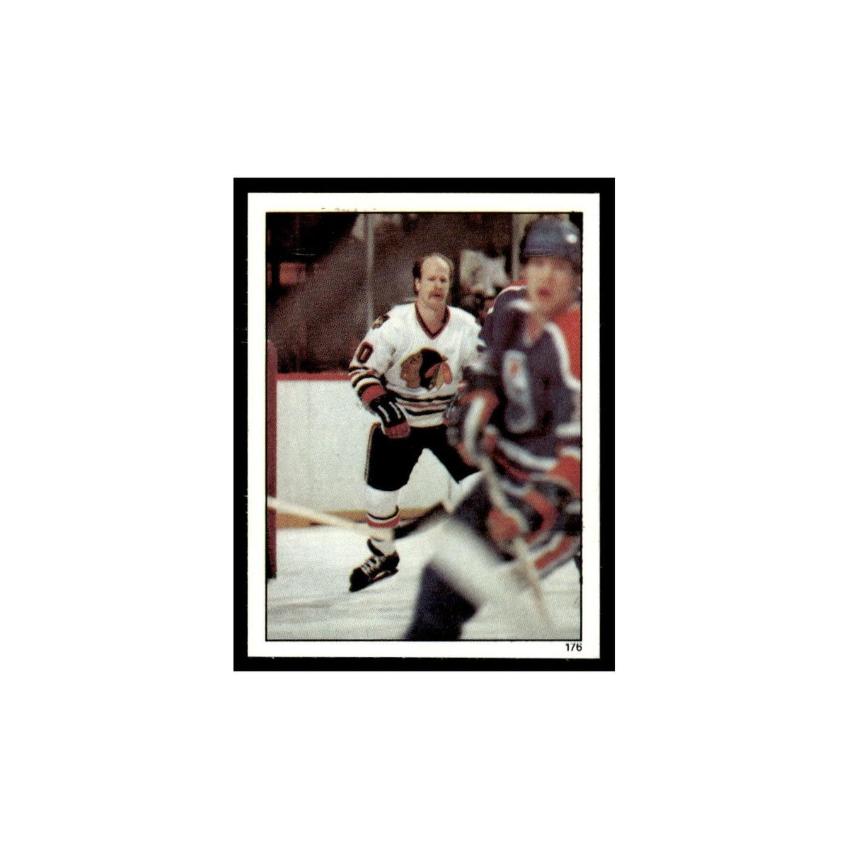 Reg Kerr 1982 Topps Stickers #176 Chicago Blackhawks Hockey Card EX