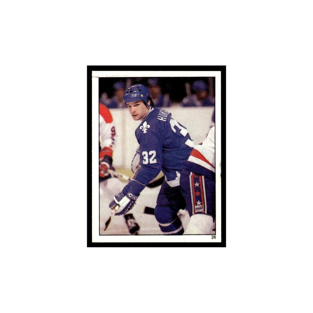 Dale Hunter 1982 Topps Stickers #26 Quebec Nordiques Hockey Card EX