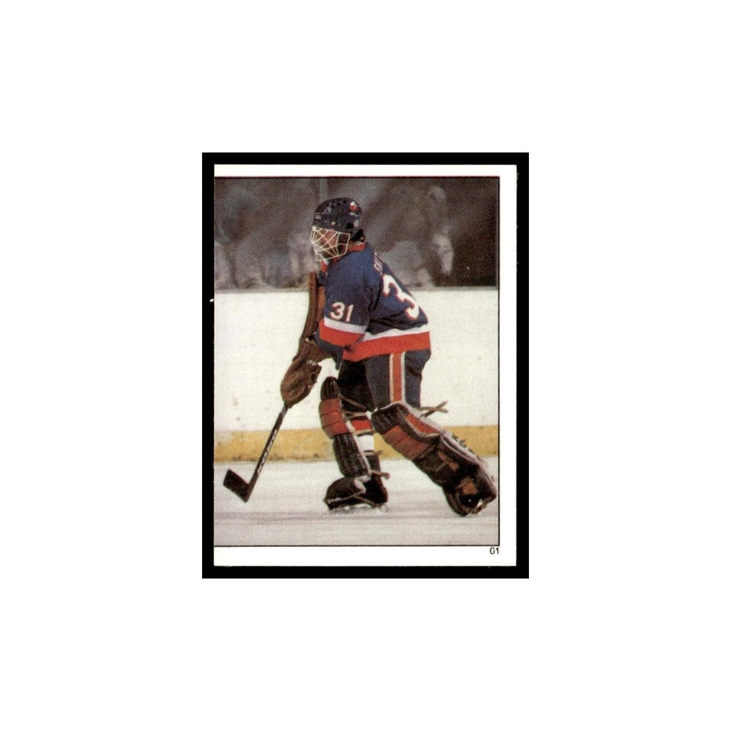 Billy Smith 1982 Topps Stickers #61 New York Islanders Hockey Card EX