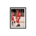 Reed Larson 1982 Topps Stickers #180 Detroit Red Wings Hockey Card EX