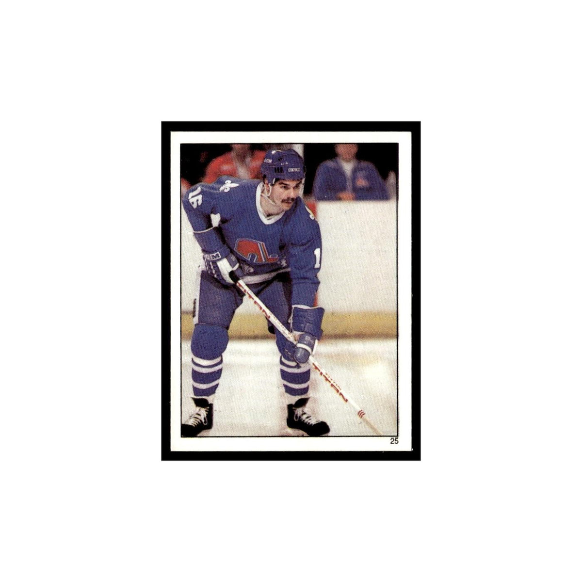 Michel Goulet 1982 Topps Stickers #25 Quebec Nordiques Hockey Card EX
