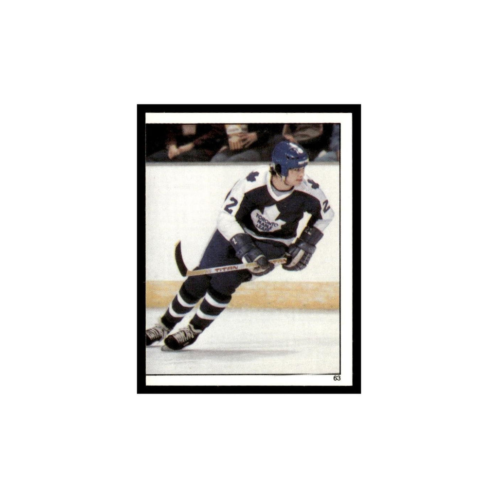 Rick Vaive 1982 Topps Stickers #63 Toronto Maple Leafs Hockey Card EX