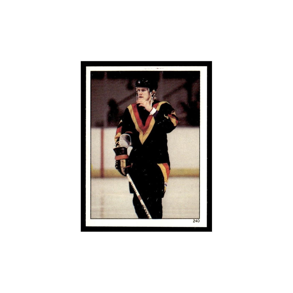 Thomas Gradin 1982 Topps Stickers #240 Vancouver Canucks Hockey Card EX